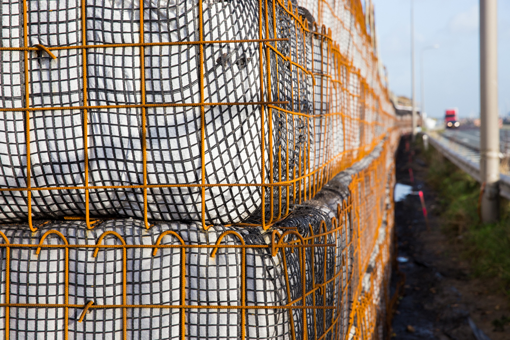 Westfresiaweg N23 Hoorn gewapende grondconstructie